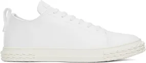 Giuseppe Zanotti White Blabber Sneakers