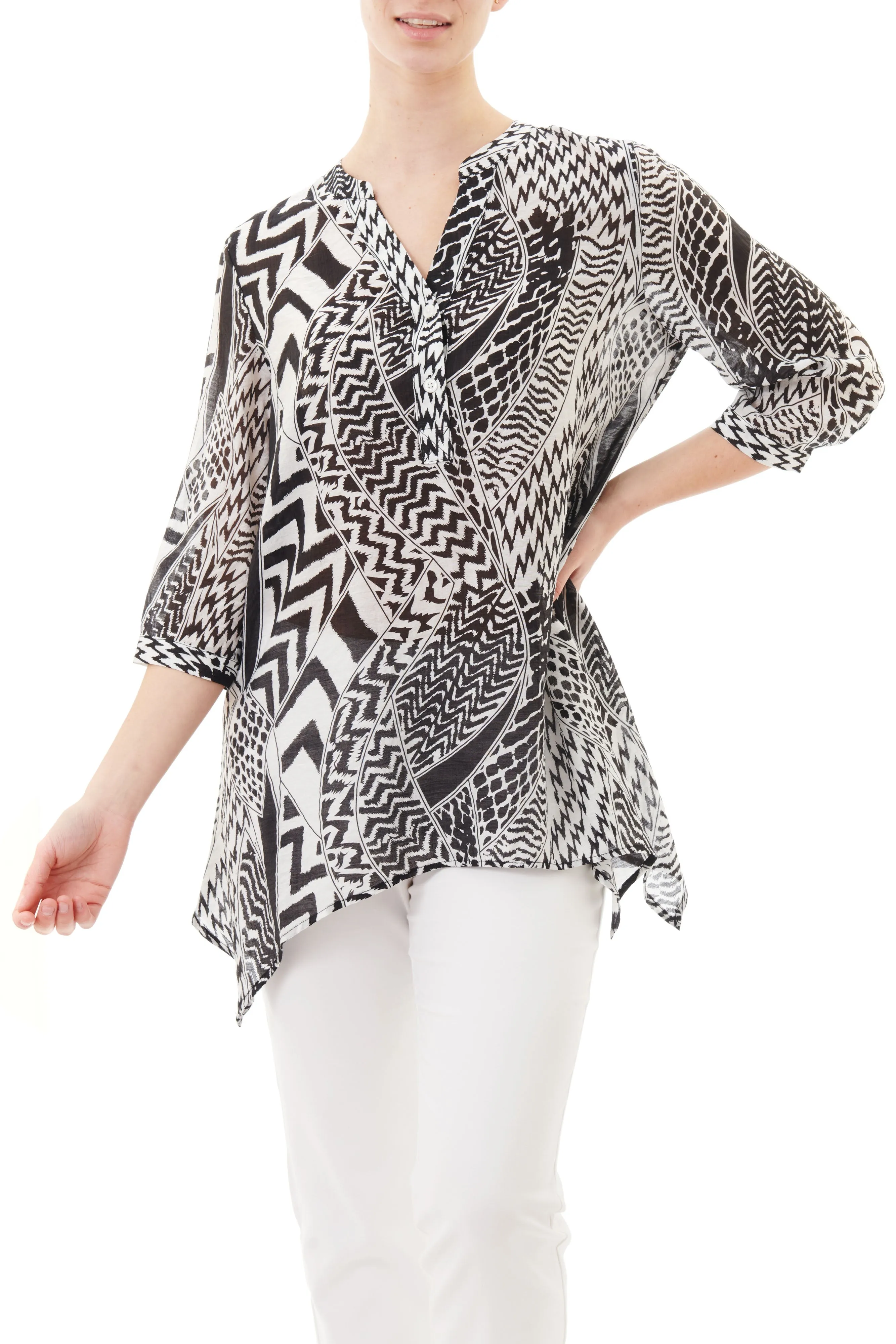 Givoni Yuleba 3/4 Sleeve Tunic