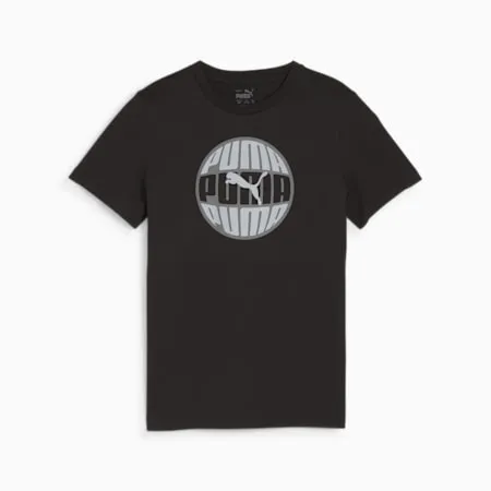 GRAPHICS Circular Tee - Youth 8-16 years | PUMA Black | PUMA Kids | PUMA 