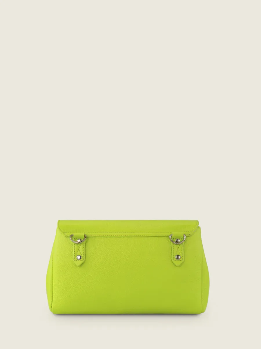 Green Leather Cross-body Bag - Suzon M Sorbet Apple | PAUL MARIUS