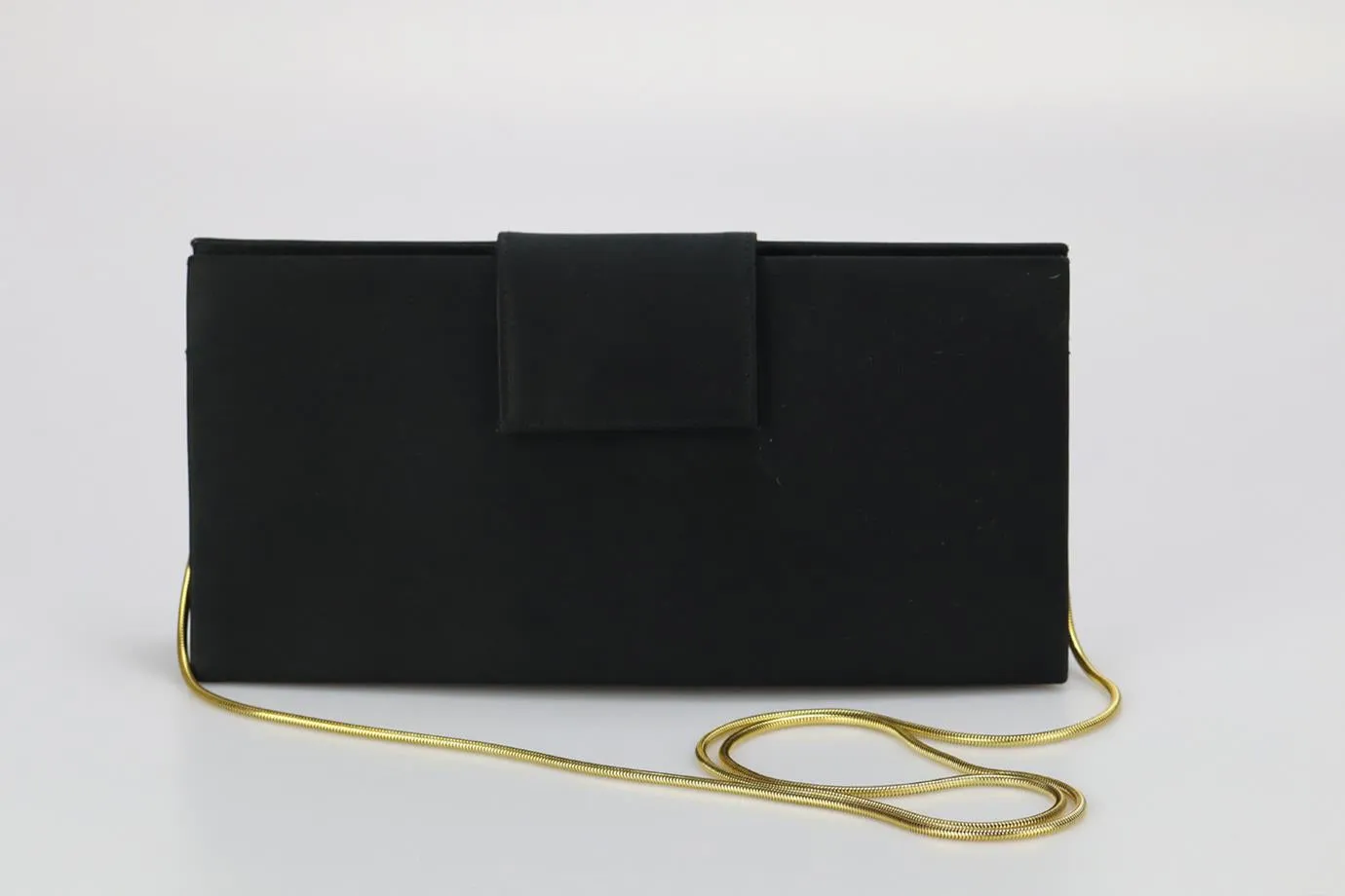 GUY LAROCHE SATIN SHOULDER BAG