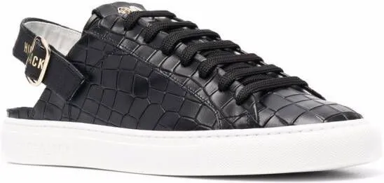 Hide&Jack Sabot Croco sneakers Black