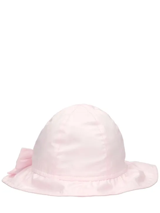 Il Gufo   Cotton poplin hat w/bow 