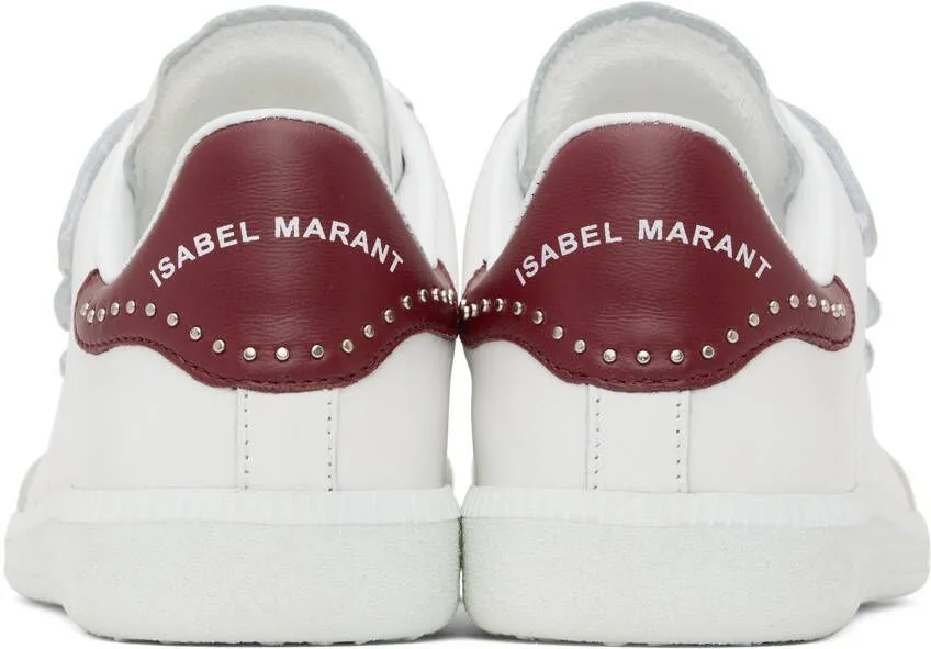 Isabel Marant Burgundy Beth Sneakers