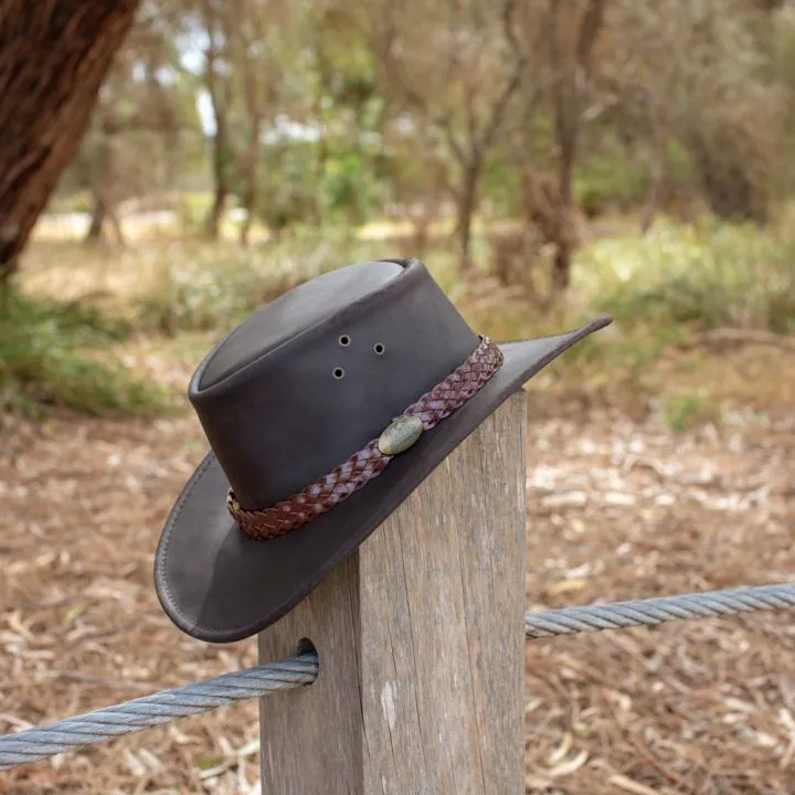 Jacaru Wallaroo Oil Hat Brown