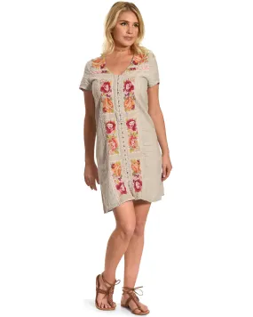 Johnny Was Women's Karlotta Button Down Tunic