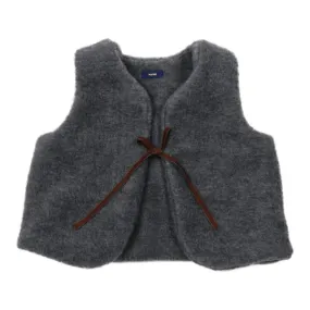 Kids Maki London Wool Vest - Grey