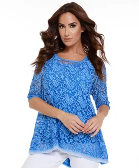 Lace 3/4 Sleeve Tunic