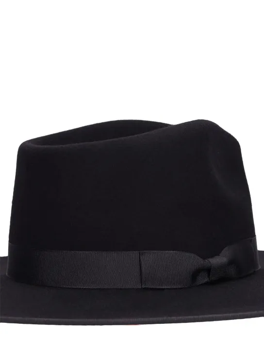 LACK OF COLOR   Noir rancher wool hat 