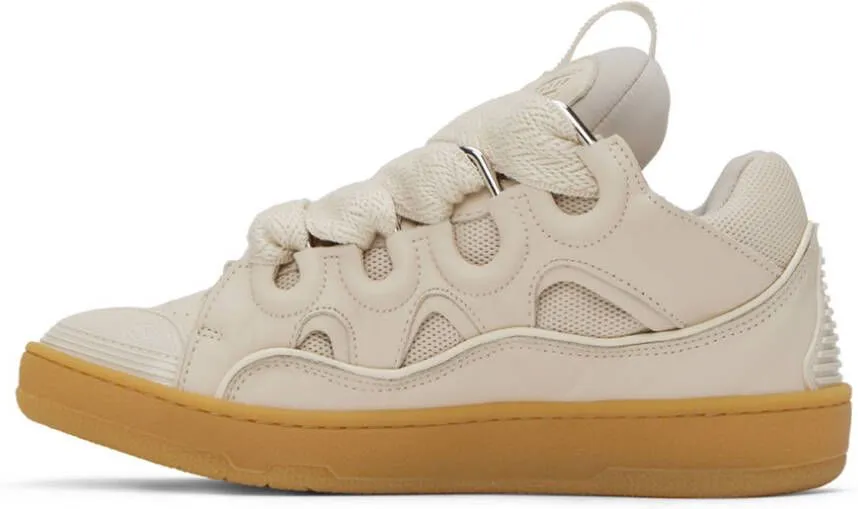 Lanvin Off-White Curb Sneakers