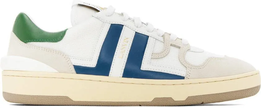 Lanvin White Clay Sneakers