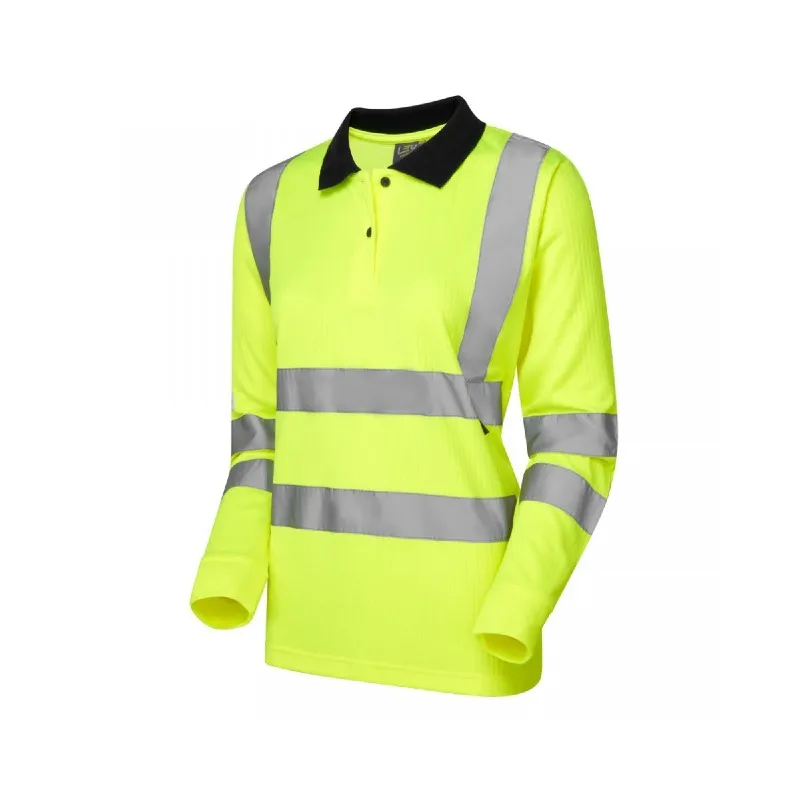 Leo Workwear EcoViz PL05 Beaford Comfort Yellow Women\