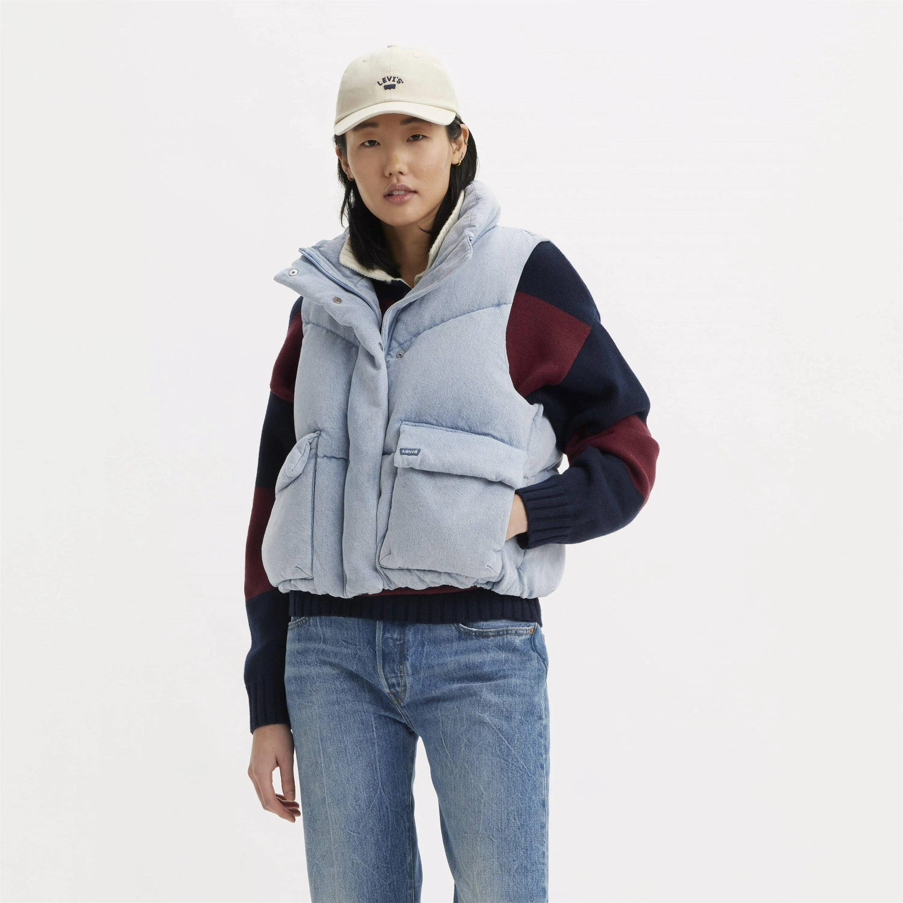 Levis Levis Western Bubble Vest Celebrate