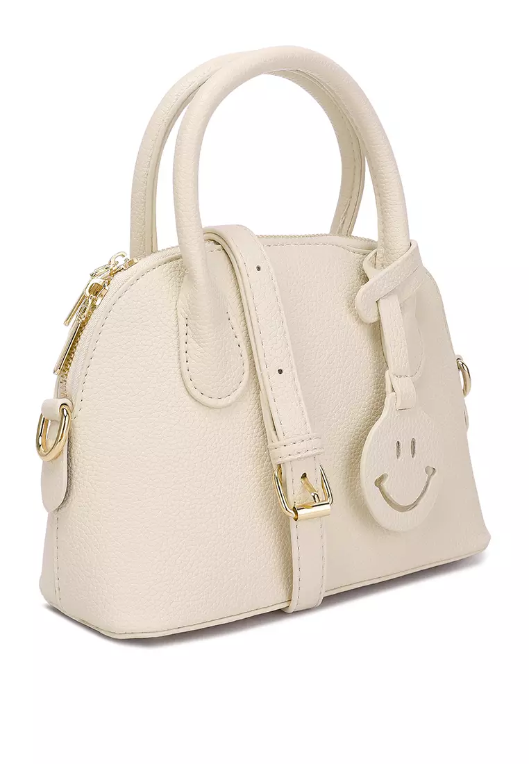 London Rag Shoulder Bag In Off White