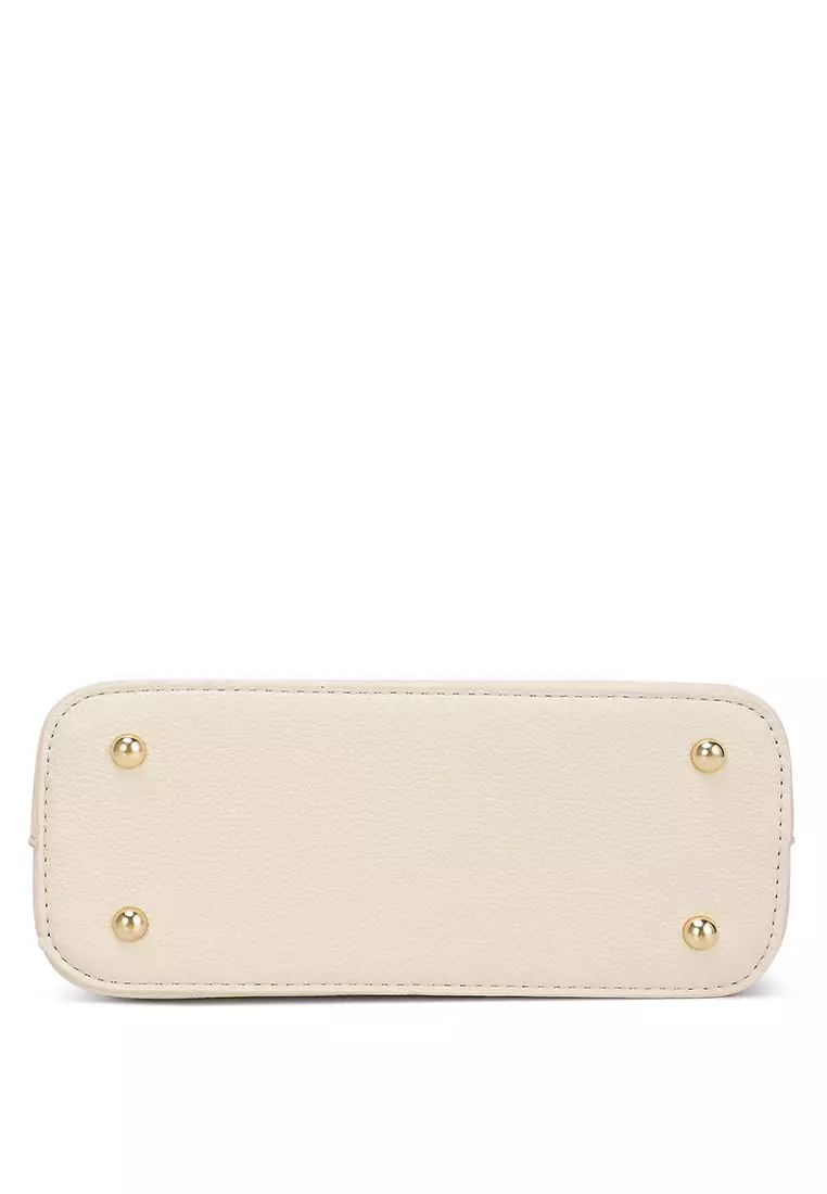 London Rag Shoulder Bag In Off White