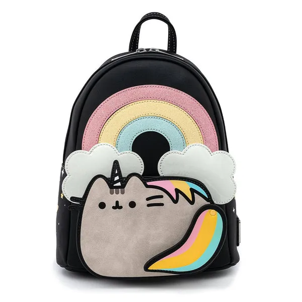 Loungefly x Pusheen Rainbow Unicorn Mini Backpack