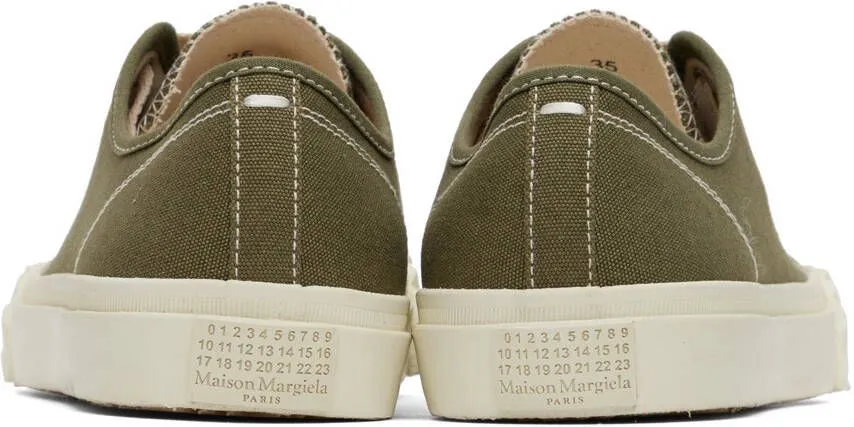 Maison Margiela Green Tabi Sneakers