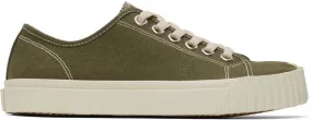 Maison Margiela Green Tabi Sneakers