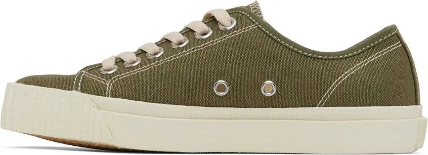 Maison Margiela Green Tabi Sneakers