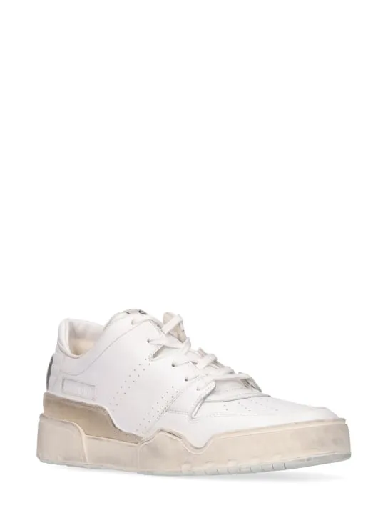 Marant   Emreeh leather mid top sneakers 