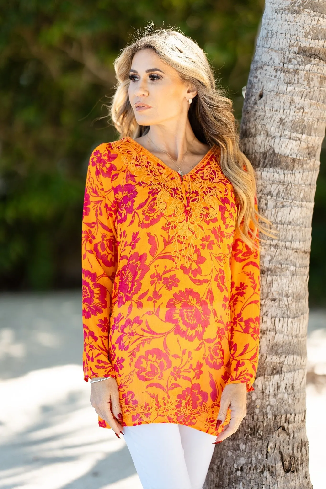 Marquesa Tunic Tropic Orange