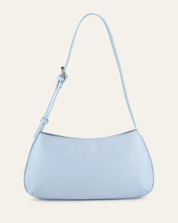 Megan shoulder bag sky blue leather