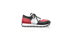 Men's Leather Running Sneakers 55033