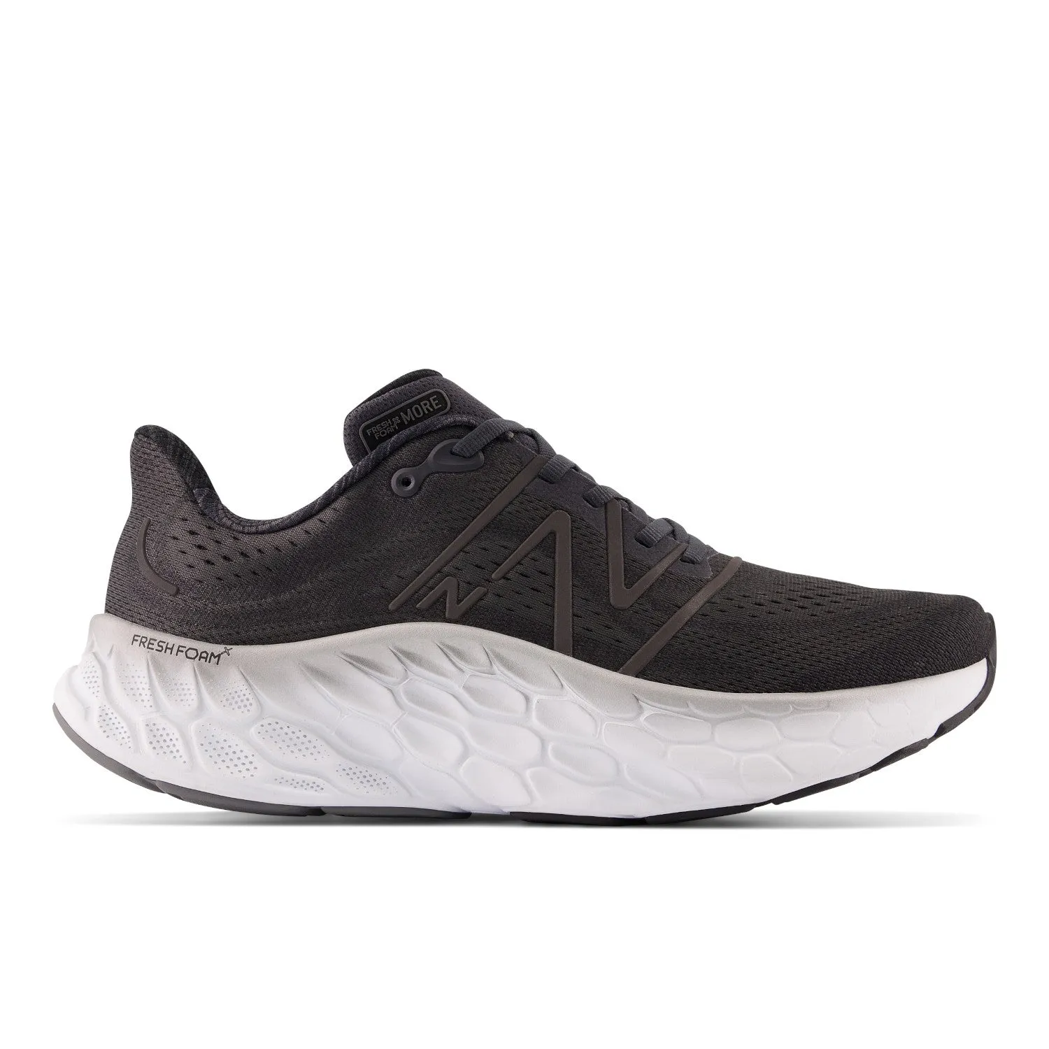 Men's New Balance Fresh Foam X More v4 Color: Black with Phantom