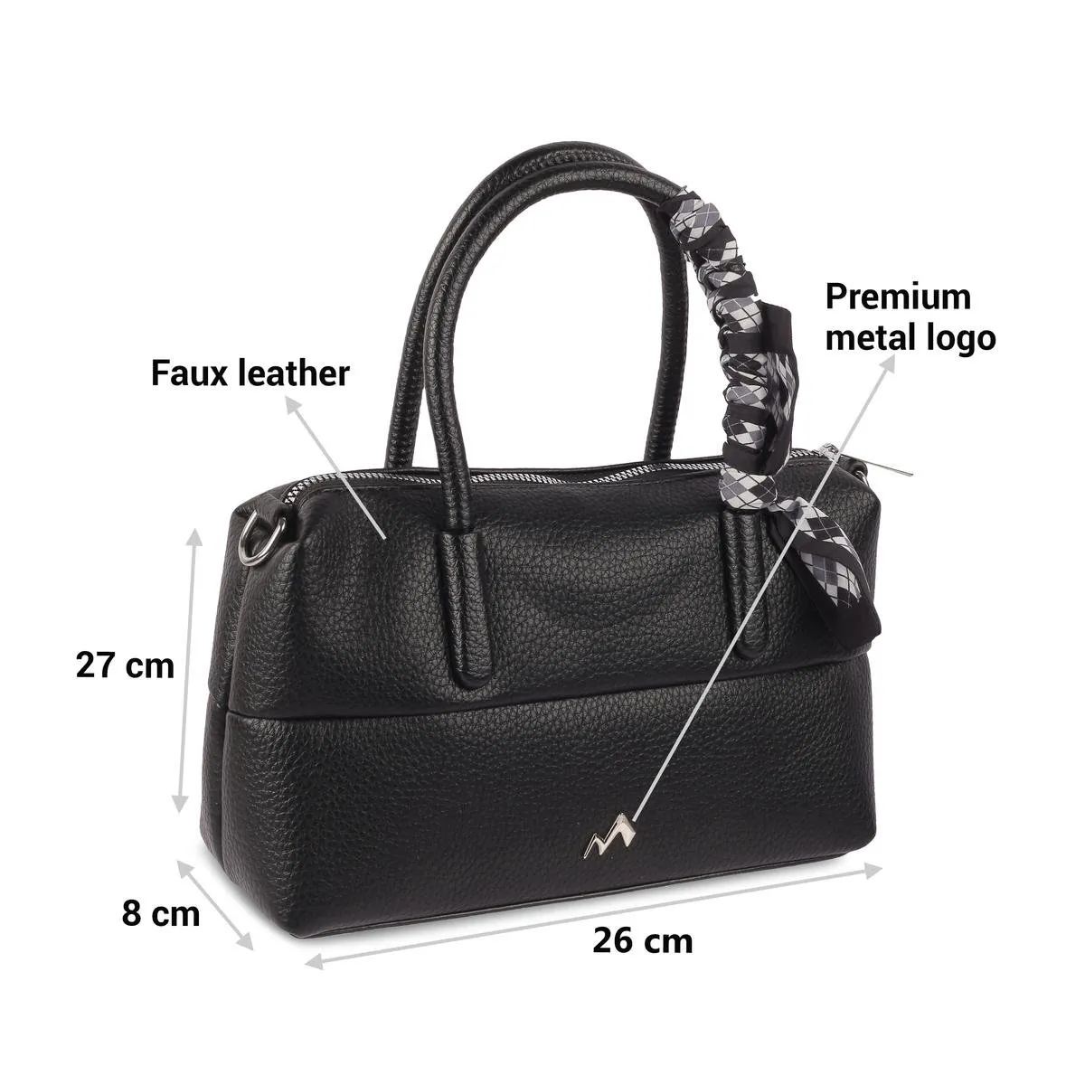 Metro Women Black Shoulder Bag