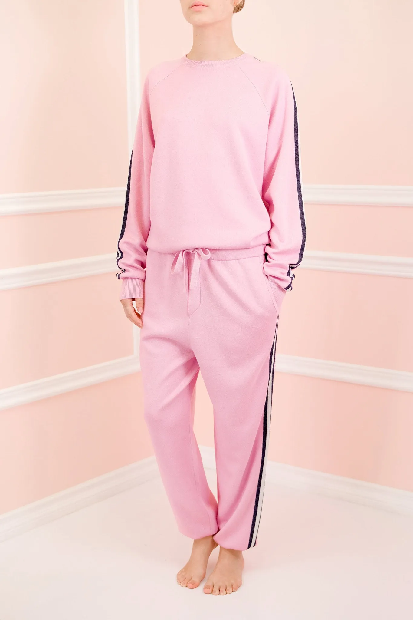 Missy Malibu Silk-Cashmere Tracksuit