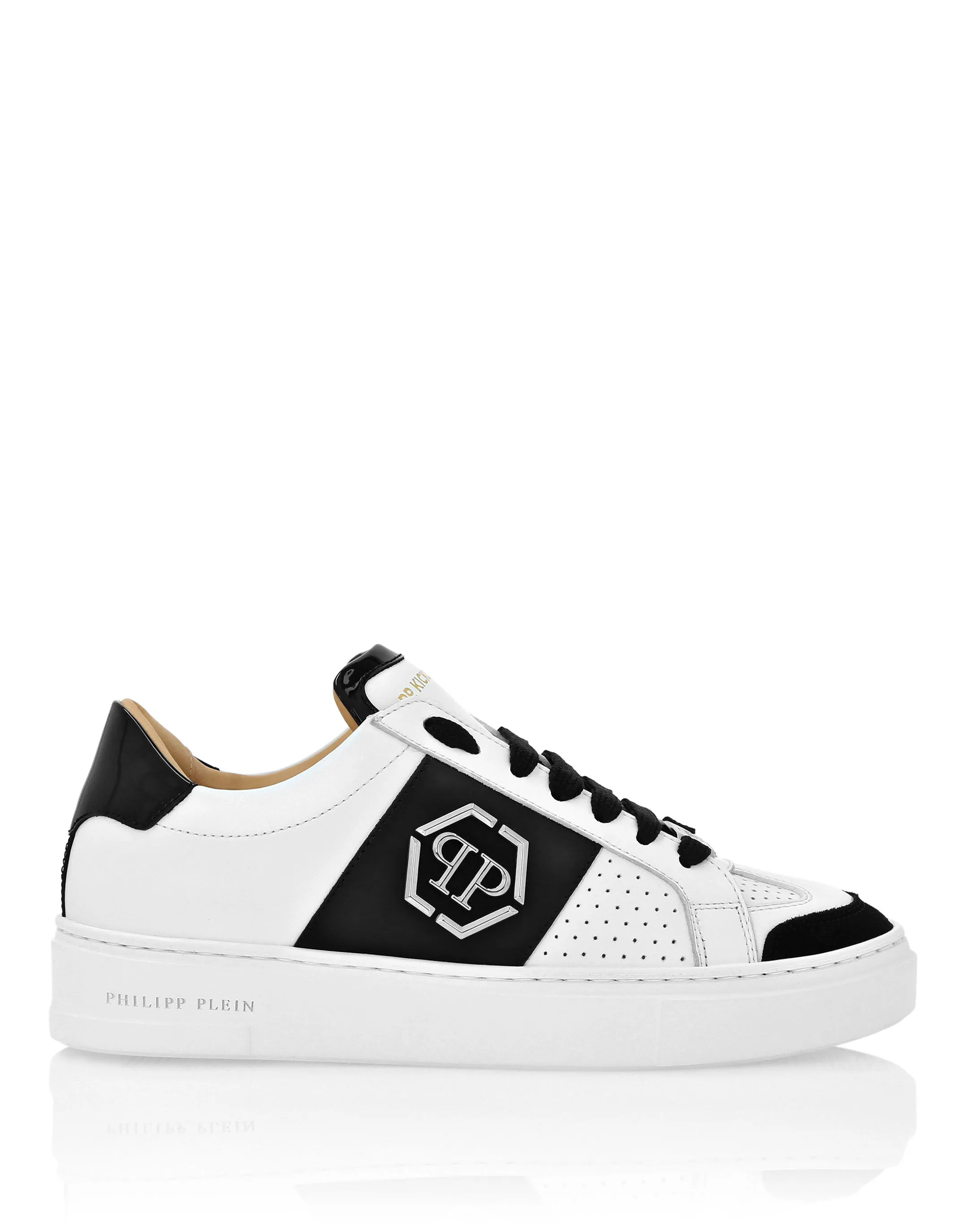 Mix Leather  Lo-Top Sneakers