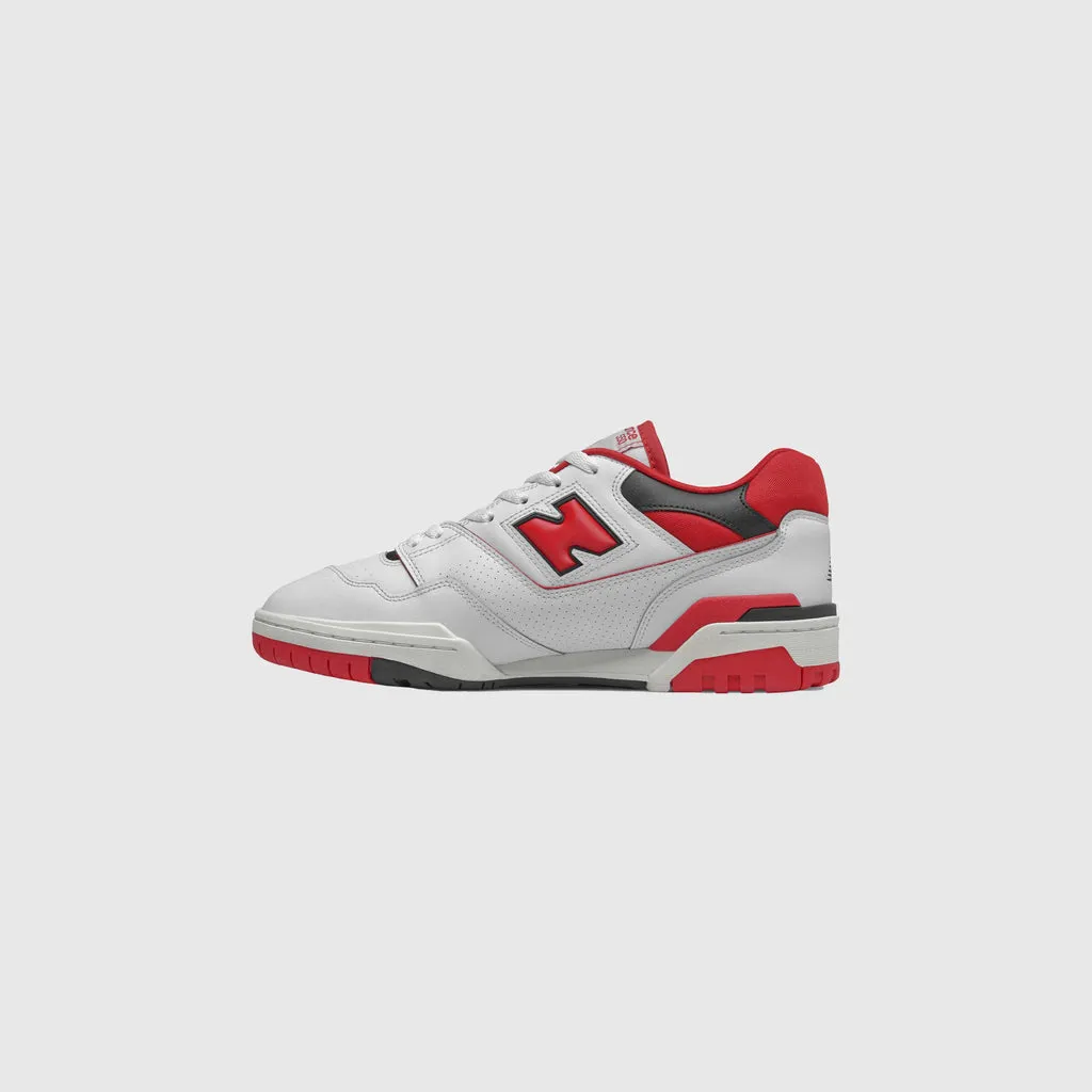 New Balance 550 - White / Team Red