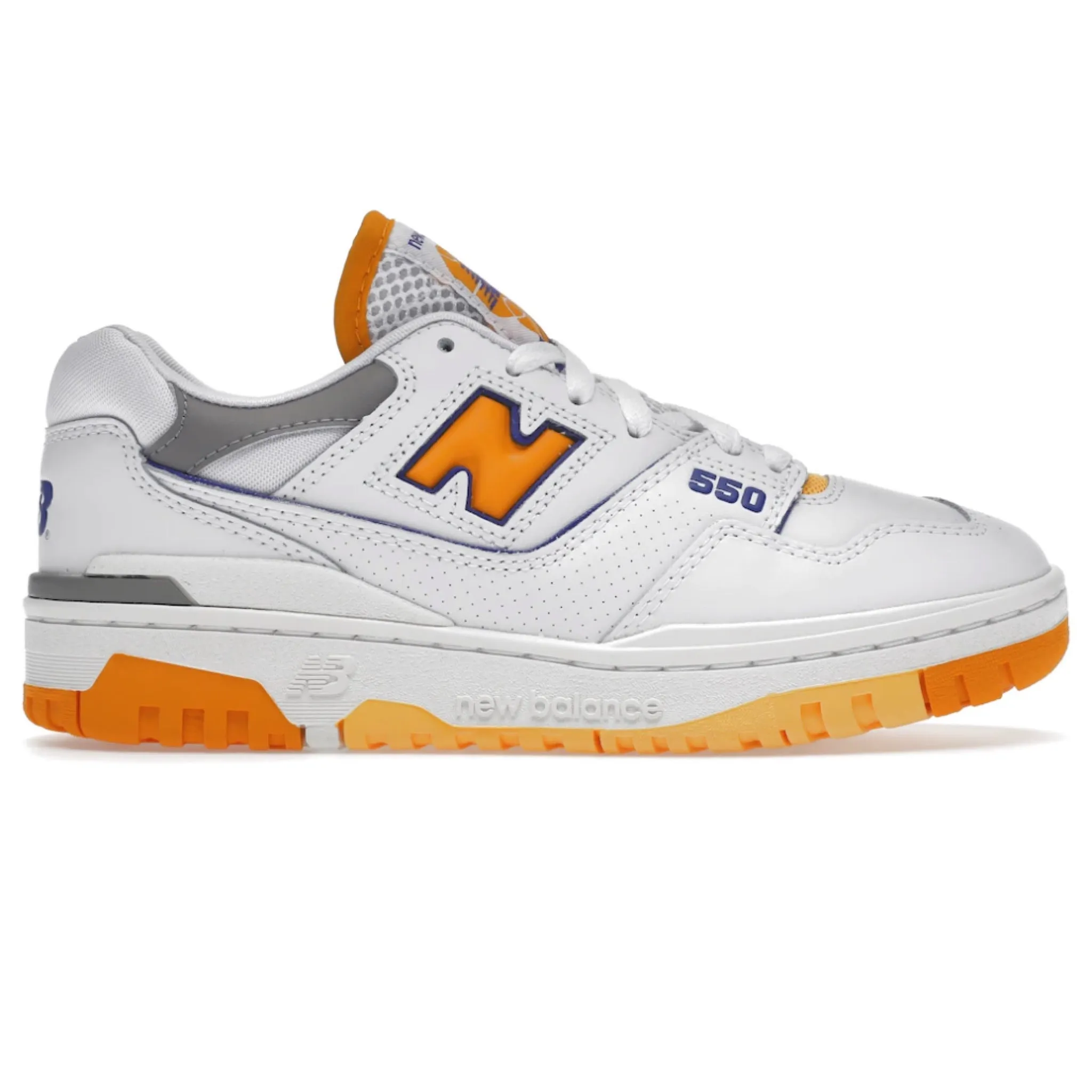 New Balance 550 White Vibrant Orange