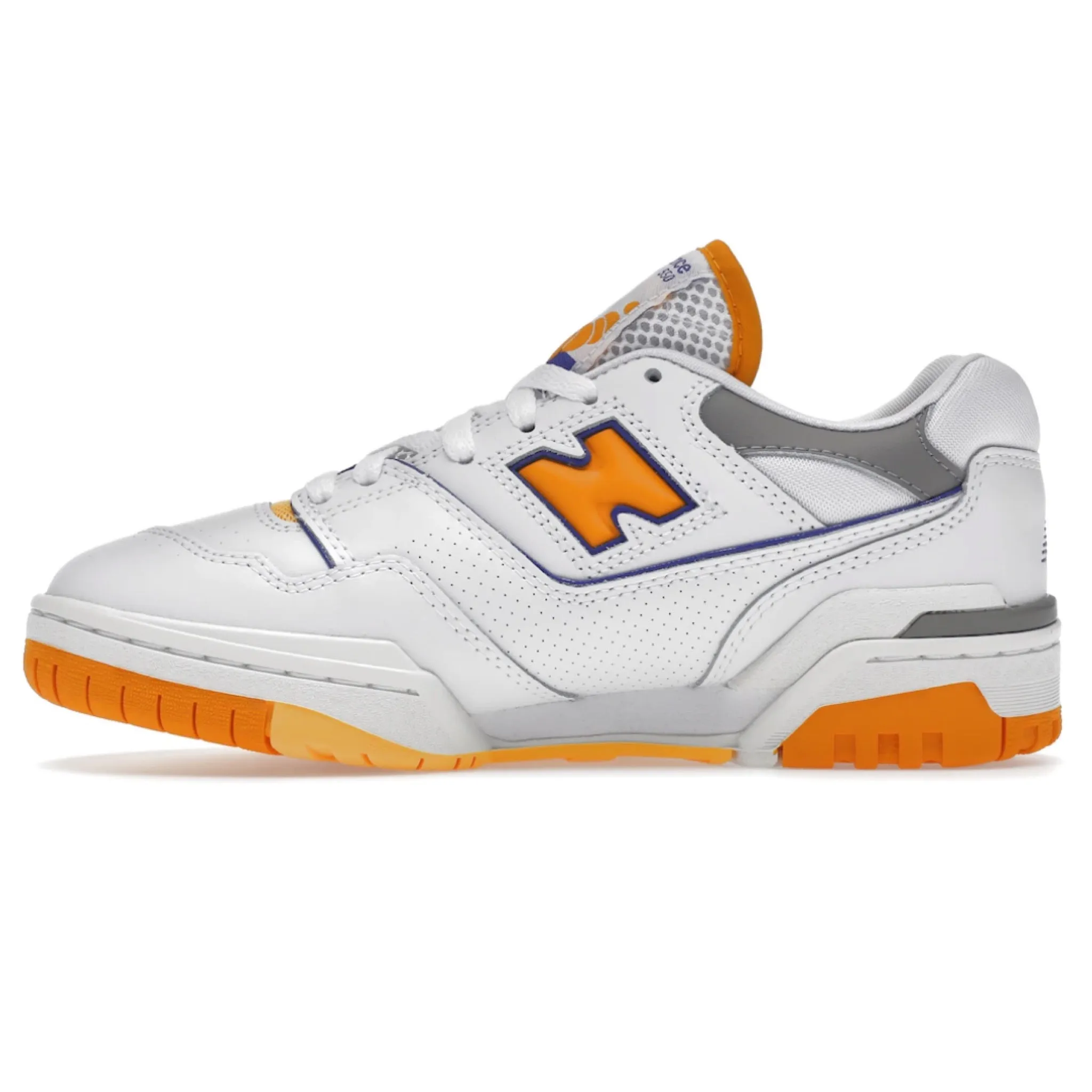 New Balance 550 White Vibrant Orange