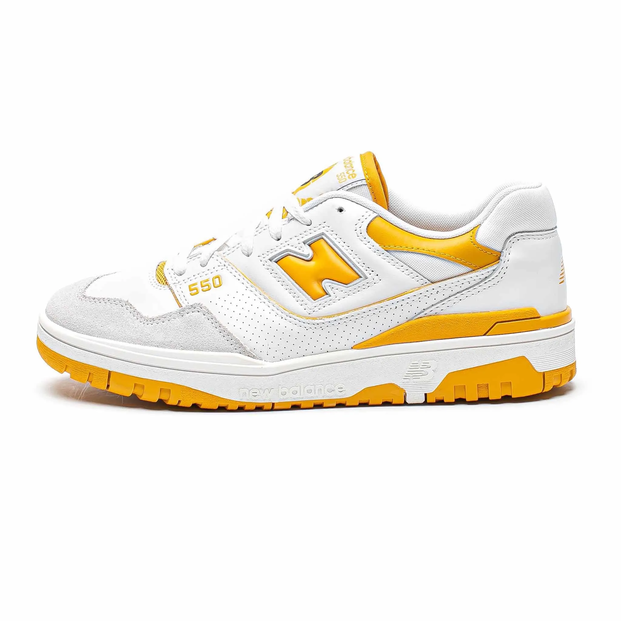 New Balance BB550LA1 White/Canary Yellow