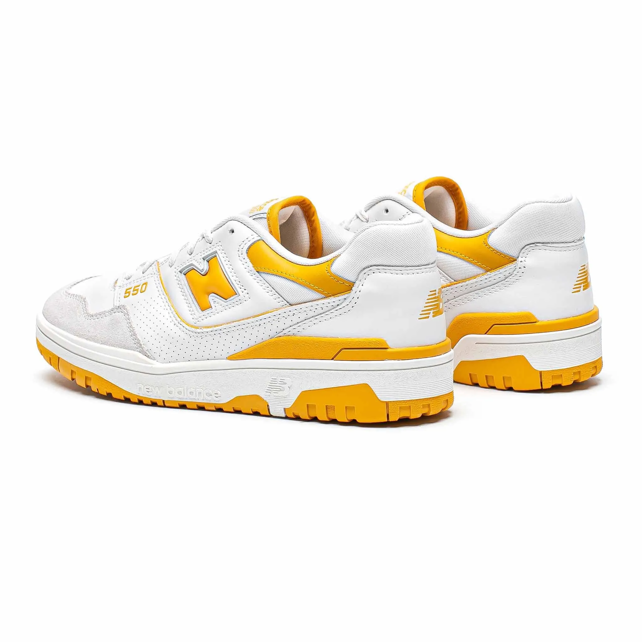 New Balance BB550LA1 White/Canary Yellow