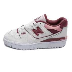 New Balance BBW550DP White/Washed Burgundy