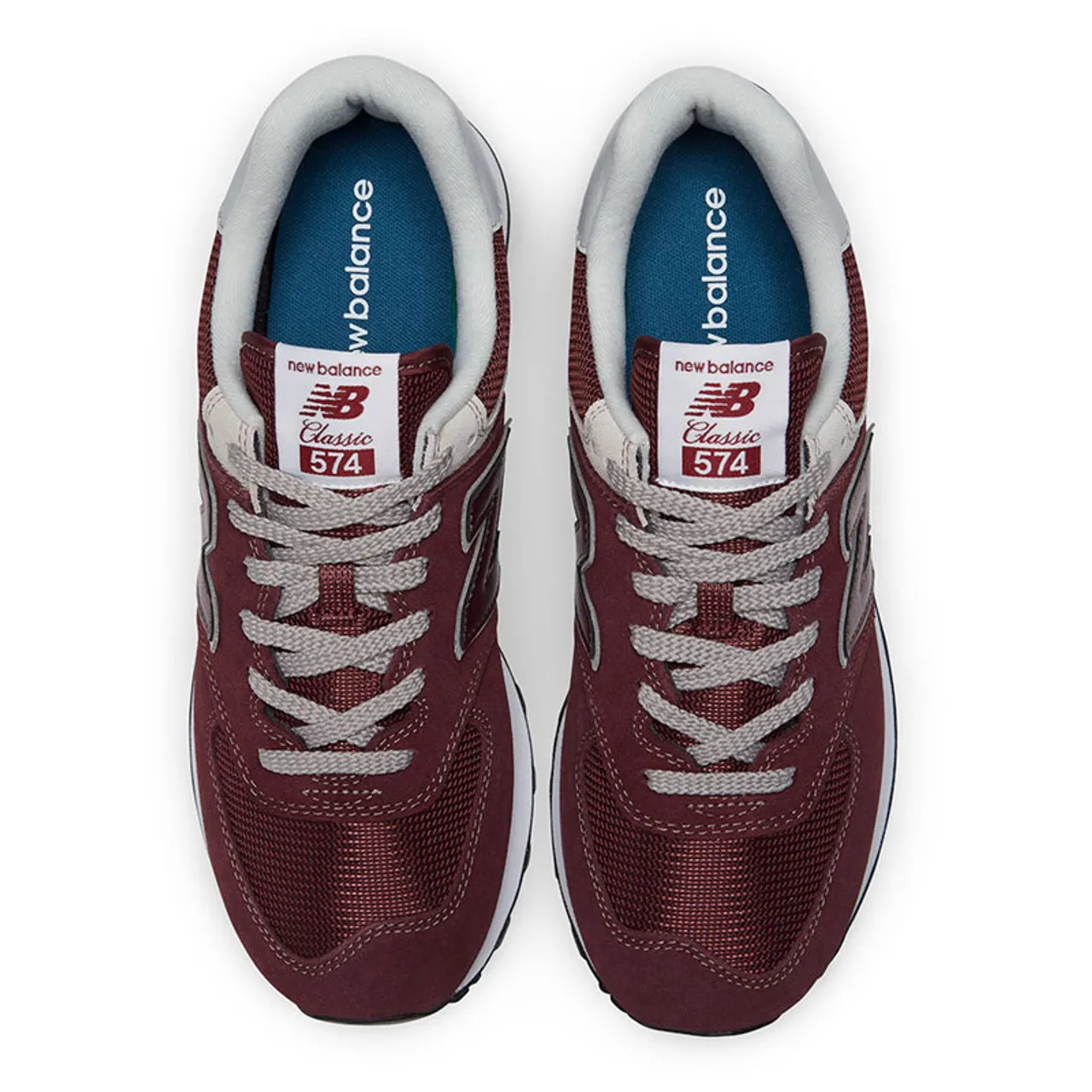 New Balance ML574V3 CORE Men's Lifestyle Sneakers Burgundy with White