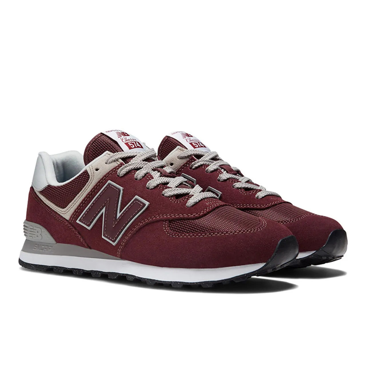 New Balance ML574V3 CORE Men's Lifestyle Sneakers Burgundy with White