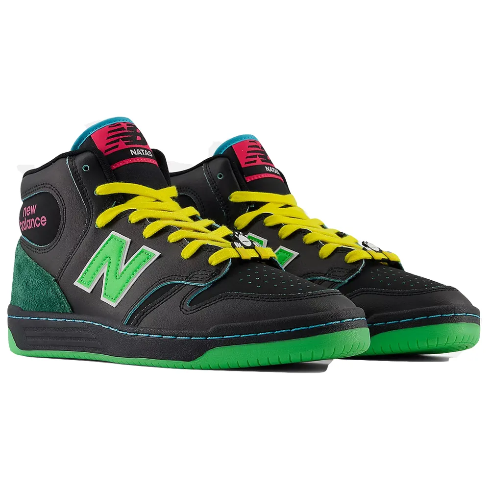 New Balance NM480 High Natas Shoe (Black/Neon Green)