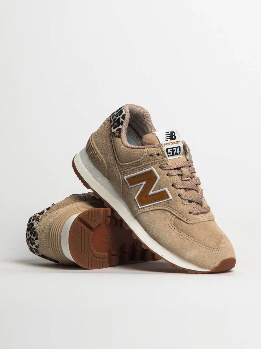 NEW BALANCE WOMENS NEW BALANCE THE 574 MINDFUL TOBACCO