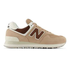 New Balance Women's 574 - Flat Taupe / Rich Oak / Turtledove