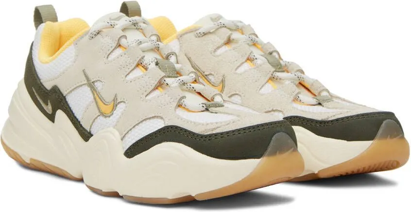 Nike Beige Tech Hera Sneakers