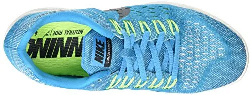 Nike LunarTempo Women Round Toe Synthetic Blue Running Shoe-nike