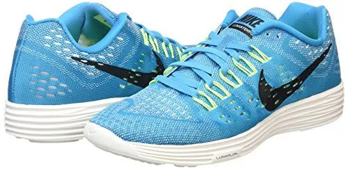 Nike LunarTempo Women Round Toe Synthetic Blue Running Shoe-nike