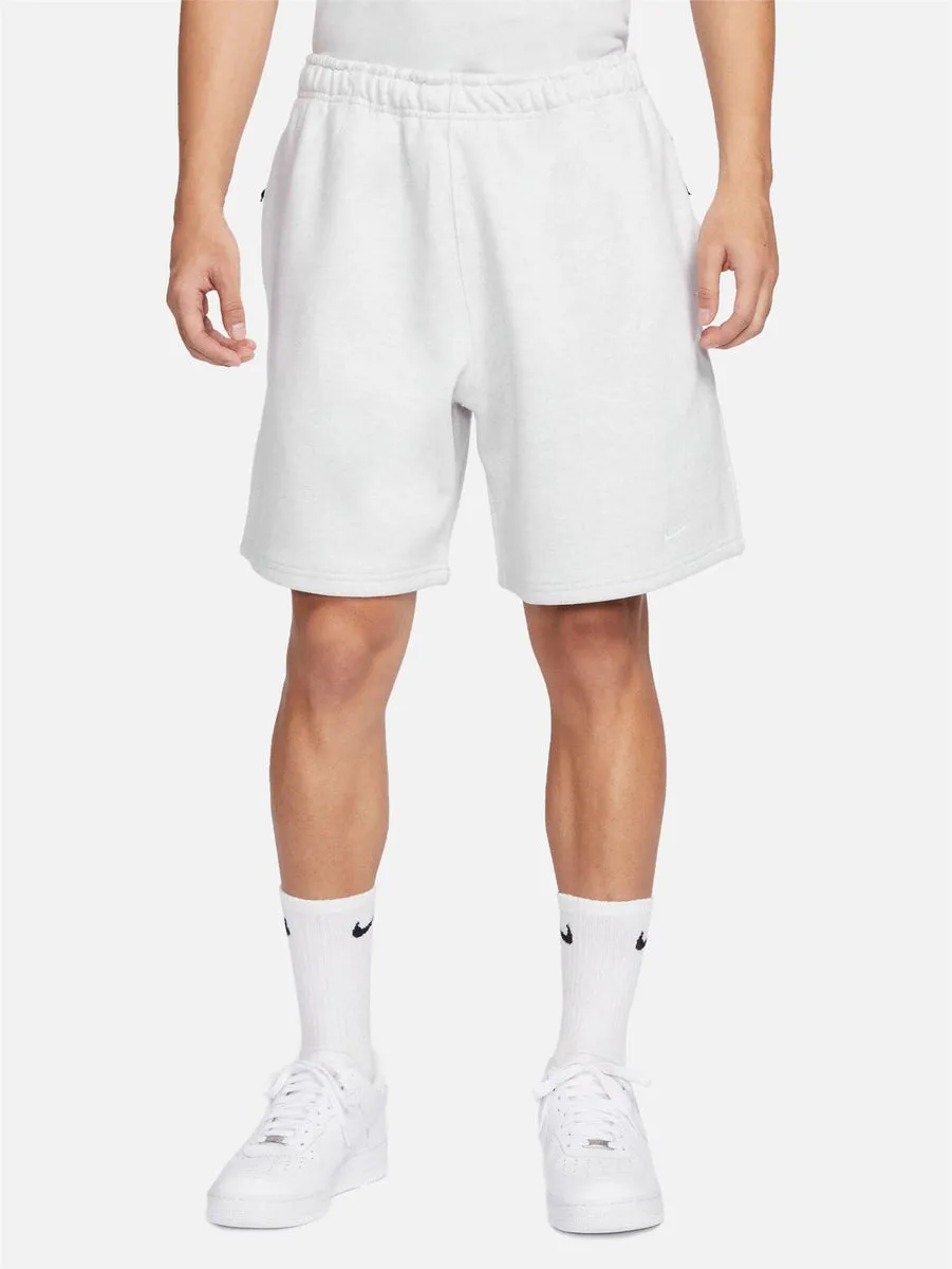 NIKE Nike Solo Swoosh Fleece Shorts - White