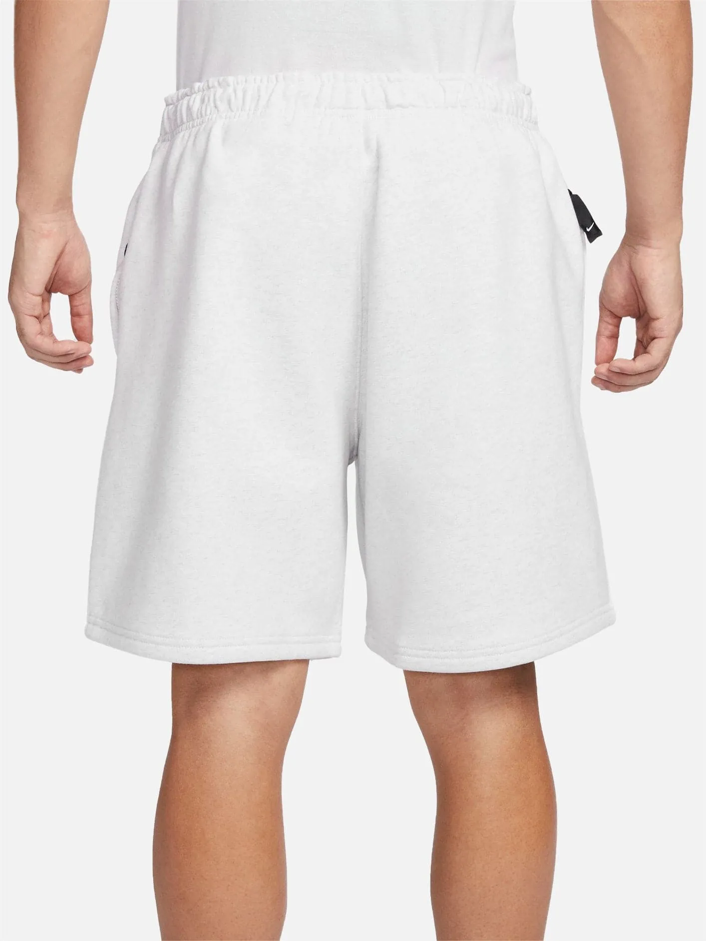 NIKE Nike Solo Swoosh Fleece Shorts - White