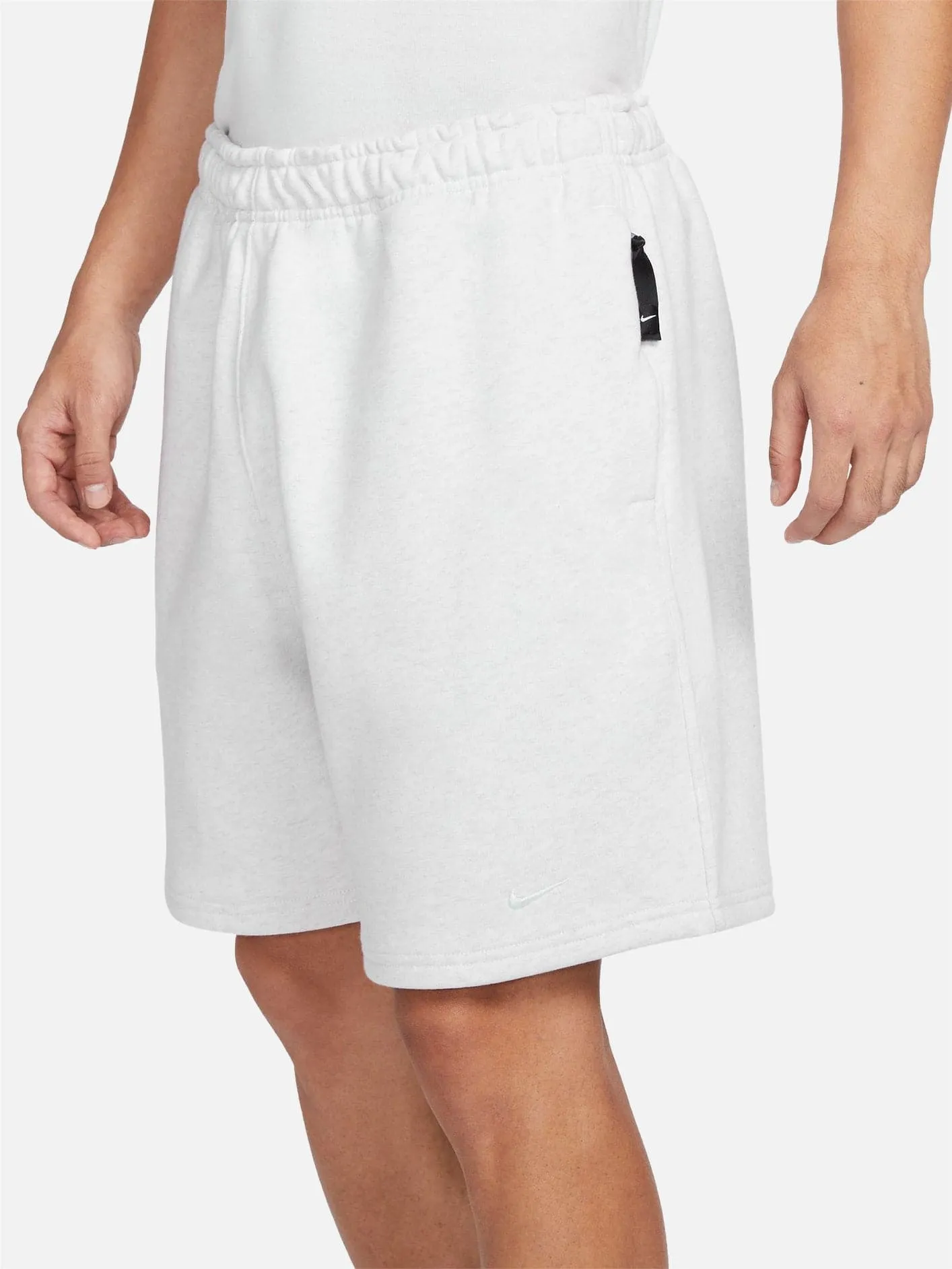 NIKE Nike Solo Swoosh Fleece Shorts - White