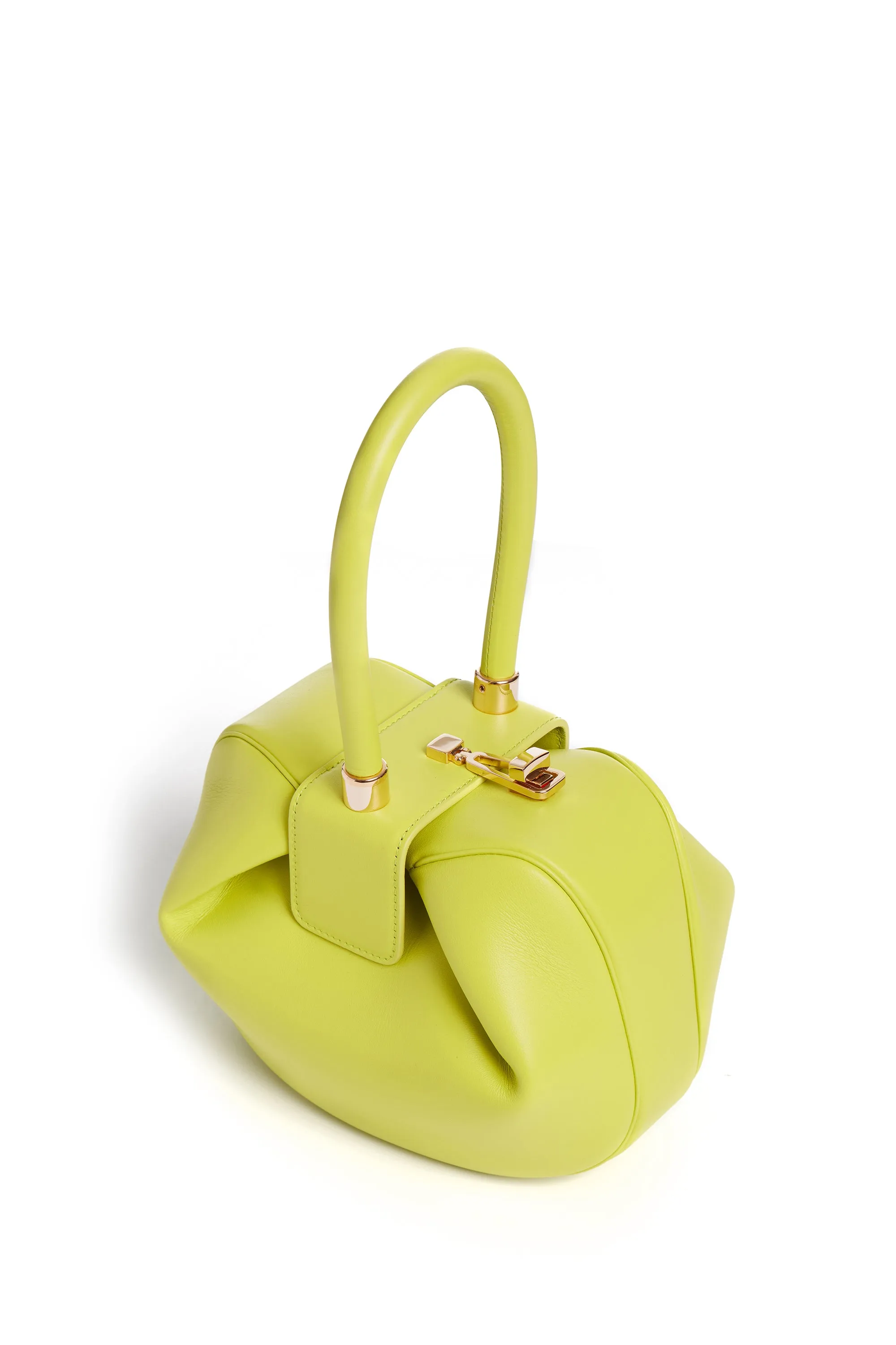 Nina Bag in Lime Adamite Nappa Leather