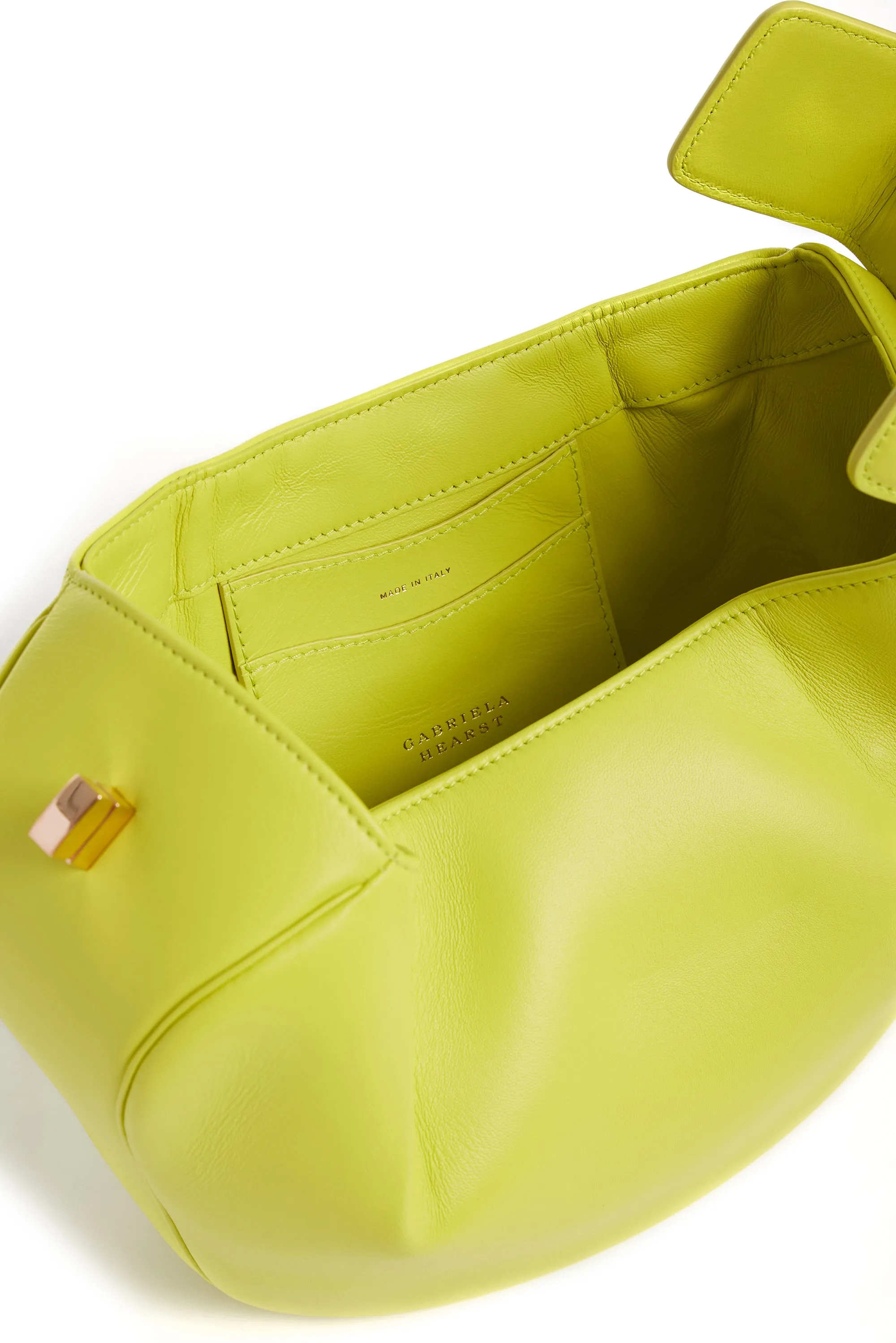 Nina Bag in Lime Adamite Nappa Leather